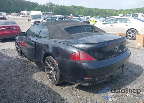 2007 BMW 650I из США, поврежденный, VIN WBAEK13507CN82958